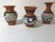 Late 20th Century Panama Tera Cotta Hand Painted Vases - Set of 3 For Sale - Image 4 of 13