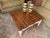 Ethan Allen Large Square Coffee Table. Size: 40" Square, 18.5" High, Table Top 3/4" Thick. Features & Accents: Refinished...