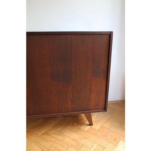Oak U-450 Sideboard by Jiří Jiroutek for Interier Praha, 1960s For Sale - Image 13 of 18