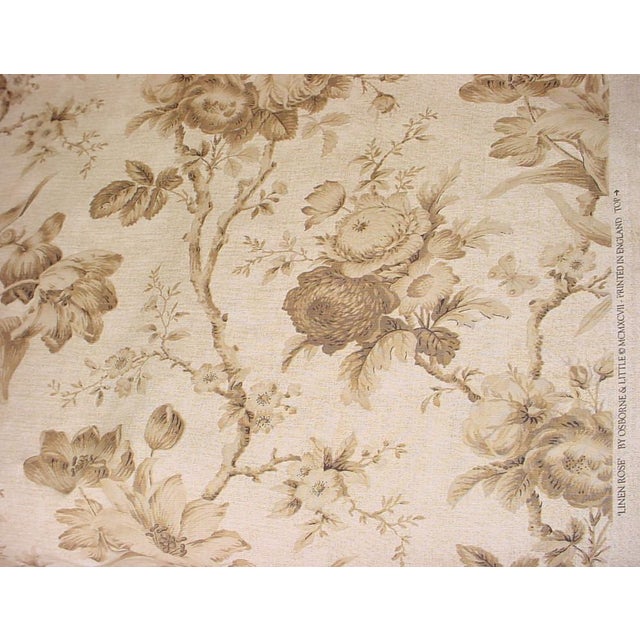 Osborne & Little / Nina Campbell Linen Rose Large Scale Floral