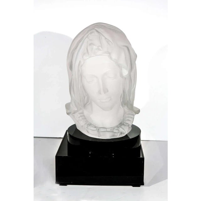 An amazing frosted acrylic sculpture of the Virgin Mary by New Renaissance Art. This was cast from the a master made from...