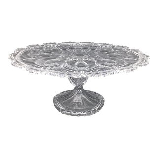 Godinger Royalty Footed Cake Plate For Sale