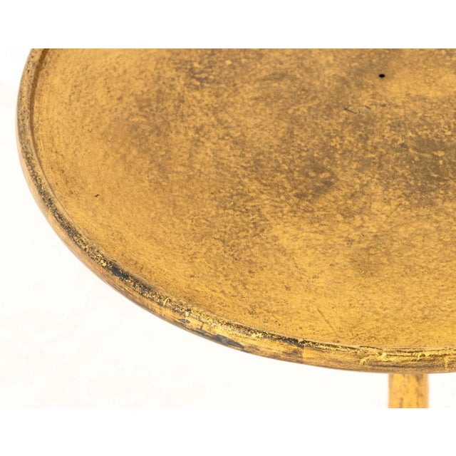 Modern Gilt Wrought Iron Cocktail Tables, Pair For Sale In New York - Image 6 of 6