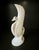 Ivory Midcentury Swan Vase Ivory With Gold Accents For Sale - Image 8 of 8