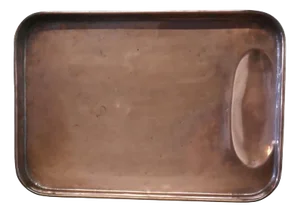 Large Copper Roasting Tray with Gravy Well, 18th Century