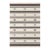 Handwoven Indian Kilim Rug | 6' X 9' | Ivory Field With Striped Tribal Geometric Design For Sale