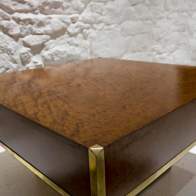 Wood Vintage Walnut Coffee Table, 1970s For Sale - Image 7 of 8