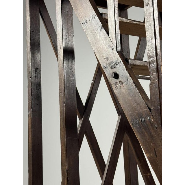 Antique Library Ladder, 1900 For Sale - Image 15 of 18
