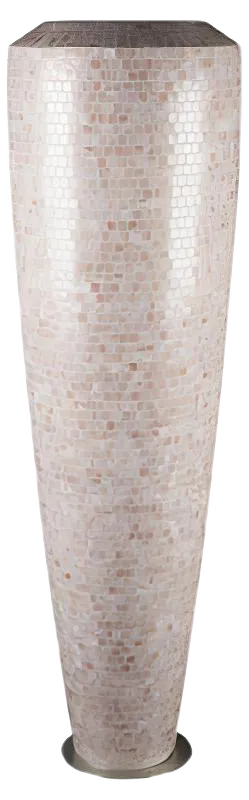 Pink Low-Density Polyethylene Obice Vase with Bisazza Mosaic from VGnewtrend