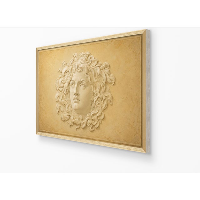 Atelier Aria Lumae Wilhelm Zahn Style Pompeian Medusa Gorgoneion Trompe lOeil Relief Fine Art Gallery Board Print 30 X 20 For Sale - Image 10 of 18