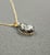 1.51 Ct Gia Certified Natural Pear-Cut Diamond in Collet Pendant Setting For Sale In Chicago - Image 6 of 10