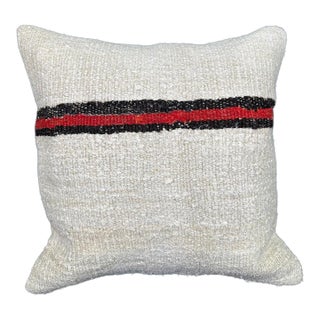 Turkish Hemp Pillow Cushion Natural Beige Black Pillow Cushion Cover 20x20 For Sale