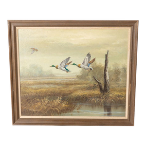 Late 20th Century M.P. Elliott Oil on Canvas