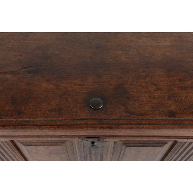 Brown Antique William III Oak Trunk, 1700 For Sale - Image 8 of 14