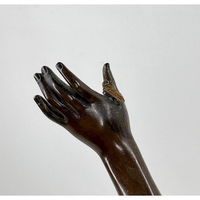 Antique French Art Nouveau Bronze Sculpture Musique by Marcel Debut For Sale - Image 11 of 14