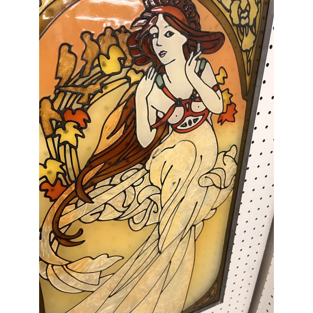 Art Nouveau Stained Glass Lampアルフォンスミュシャ Art Nouveau Stained Glass Lampアルフォンスミュシャ