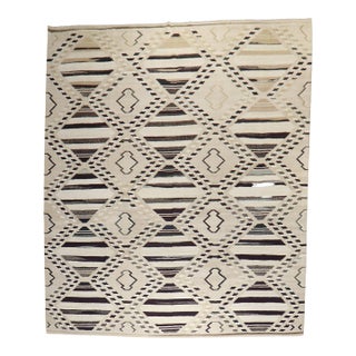 Mid-Century Modern Room Size Turkish Kilim - 10'1" x 14' For Sale