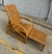 Vintage Reclining Rattan Bamboo Chaise Lounge With Footrest For Sale - Image 11 of 12