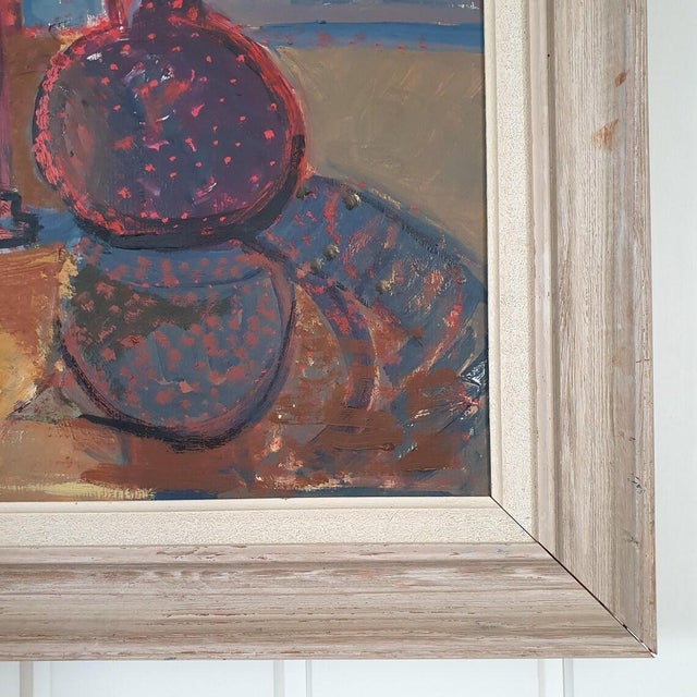 Herbert, Still Life, 1953, Oil on Panel For Sale - Image 15 of 18