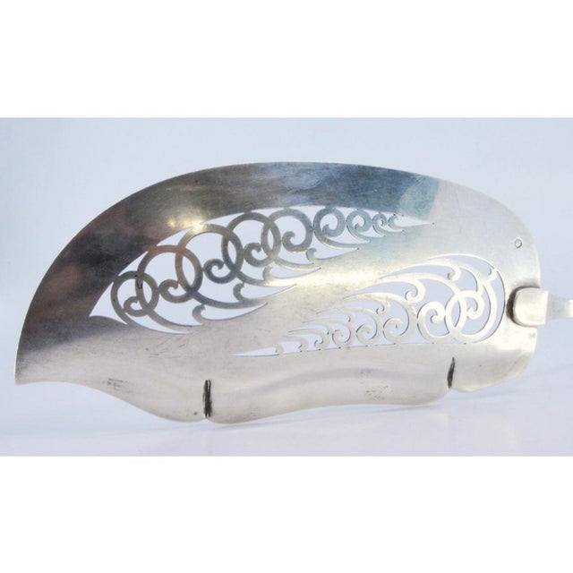 Silver Fish Serving Spatula For Sale - Image 6 of 9