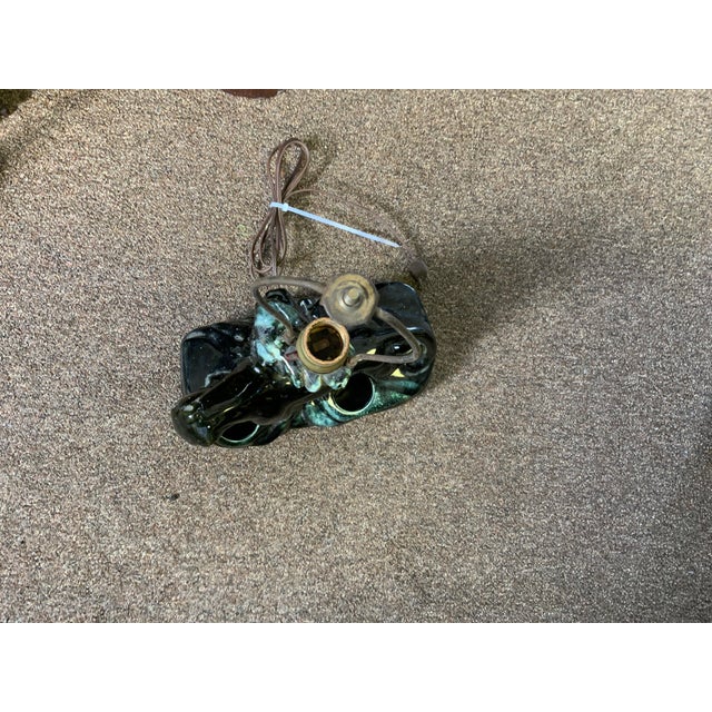 Ceramic Mid 20th Century Crouching Panther Tv Lamp For Sale - Image 7 of 11