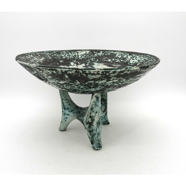 Vintage French Ceramic Bowl by Jacques Blin, 1950s For Sale - Image 6 of 18