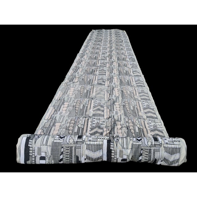 Designer New York City Empire State Building Architectural Skyline Fabric- 25 Yards For Sale In Charlotte - Image 6 of 14