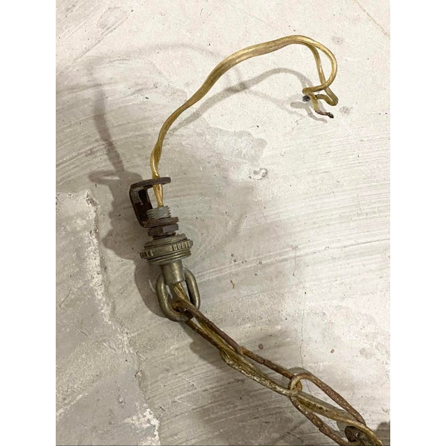 Vintage Spanish Neoclassical Style Acanthus Leaf 4 Light Mini Chandelier For Sale In Pittsburgh - Image 6 of 6