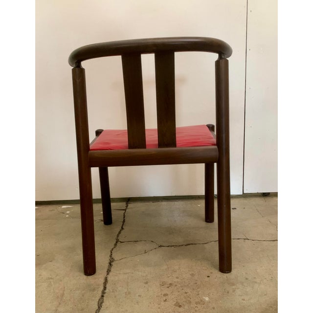 Vintage Mid Century Teak Dining Chairs Attributed to B Hans J.Frydendal for Boltinge, Set of 3 For Sale - Image 13 of 14