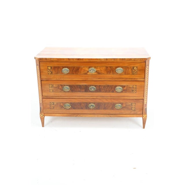 Louis XVI Commode Inlaid in Walnut, 1790 For Sale - Image 13 of 17