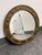 Bronze Gilded Metal Floral Medallion Wall Mirror, 26.5 Inches For Sale - Image 8 of 12