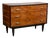 Italian Chest of Drawers in Teak with Faux Bone Handles, 1940 For Sale