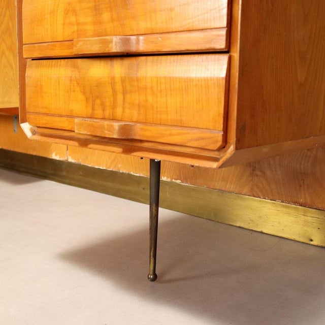Maple Wall Bookcase, 1960s For Sale - Image 9 of 16