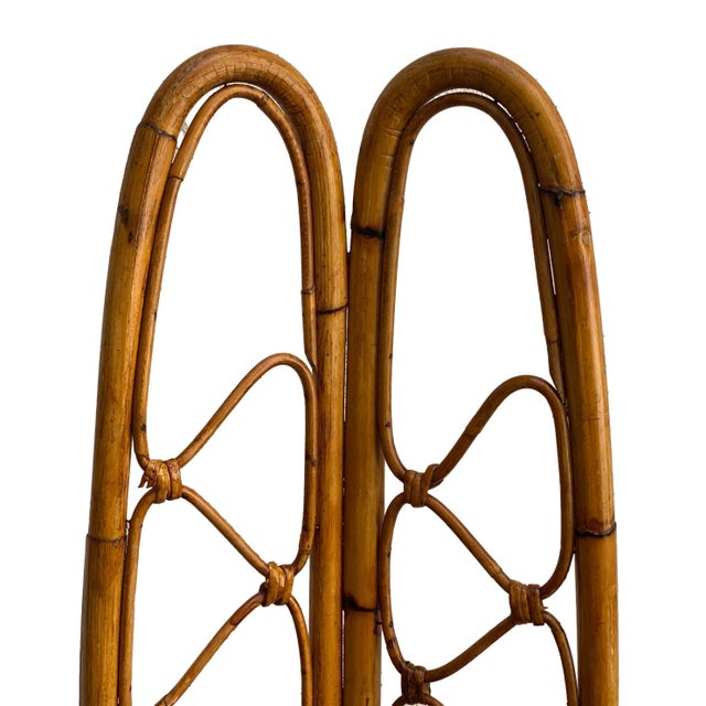 Wood French Riviera Rattan & Bamboo Side Chair, France, 1960s For Sale - Image 7 of 9