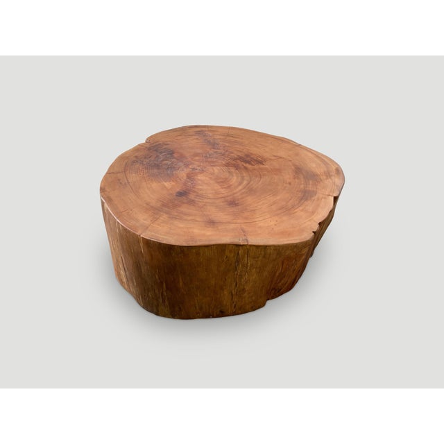 Andrianna Shamaris Reclaimed Mahogany Wood Coffee Table For Sale - Image 4 of 5