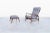 Designed by architect and furniture maker Ib Kofod-Larsen for Selig during the 1950s, this Danish Modern reclining lounge...