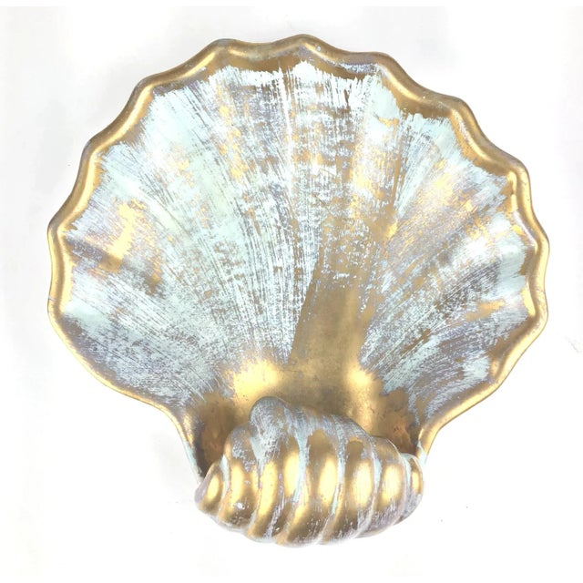 1970s 1970s Hand Painted Gold Stangl Trinket Dish For Sale - Image 5 of 10