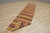 Textile 1970s Turkish Orange Striped Runner Rug For Sale - Image 7 of 13