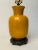 Vintage Chinese Table Lamp Yellow Glaze For Sale In West Palm - Image 6 of 6