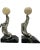 Details: -A charming pair of Art Deco bookends in the style of Louis-Albert Carvin, each shaped like sea lions poised...