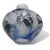 Glass Vintage Murano Seguso Arte Vetro Blue Black Abstract Scavo Surface Texture Italian Art Glass Flower Vase For Sale - Image 7 of 10
