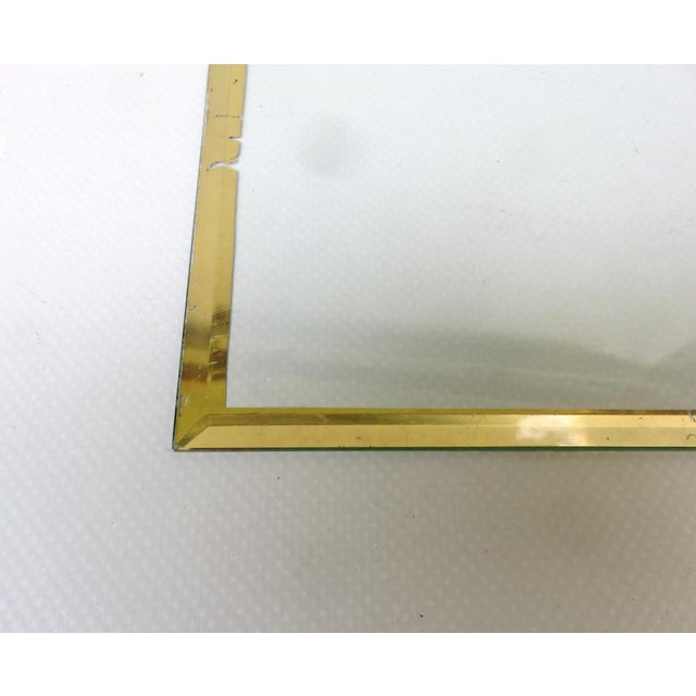 Large Art Nouveau Picture Frame in Brass, 1890s For Sale - Image 12 of 18