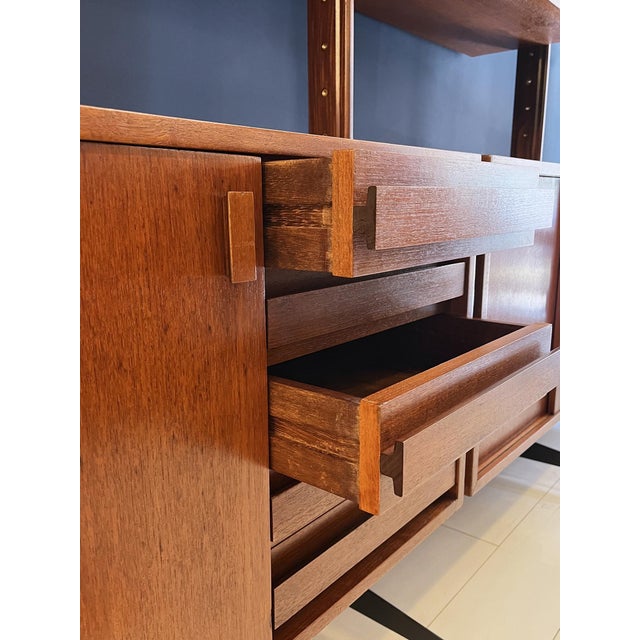 Modular Teak Bookcase, 1960s For Sale - Image 9 of 13