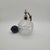 Vintage Marcel Franck France Frosted Glass Geometric Perfume Atomizer Bottle For Sale - Image 11 of 15
