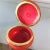Hollywood Regency Red Italian Alabaster Hinged Box For Sale - Image 3 of 5