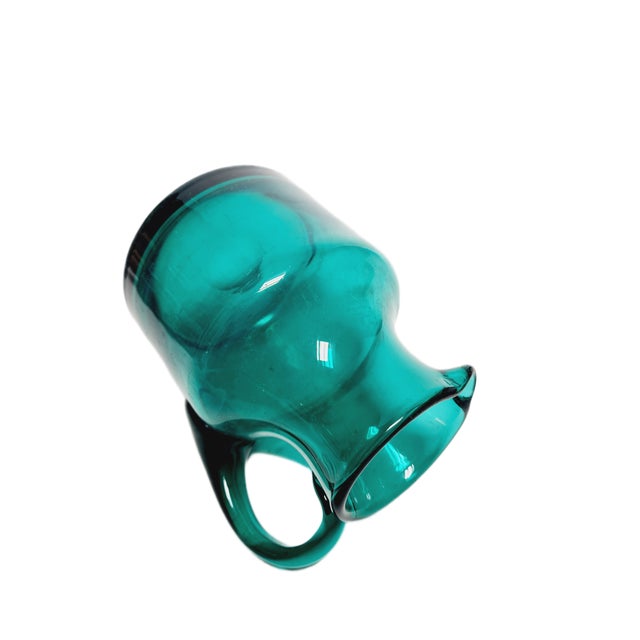 1970s Postmodern Polish Jug by Zbigniew Horbowy for Sudety Glassworks, 1970s For Sale - Image 5 of 8