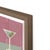 DESCRIPTION: Beatrice the Martini by Willa Heart in Walnut Frame, Mini Art Print This is a print of a handmade fabric...