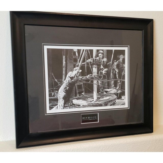 An impressive 20x24 framed limited-edition lithograph by graphite artist Owen Garratt. Titled 'Experience,' this piece...