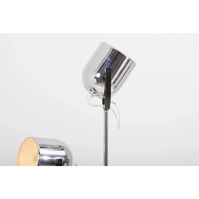 4-Head Chrome and Black Floor Lamp from Reggiani, Italy, 1970s For Sale - Image 11 of 17