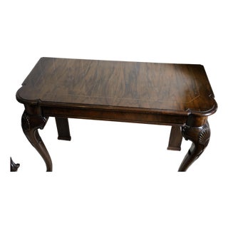 Transitional English/ Irish Mahogany Consoles-a Pair For Sale